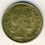 Centavo - 20 Centavos - Argentina - 1945 - Aluminio-Bronce - KM42 - 21 mm - 0